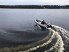 Надувная лодка ProfMarine RIB 550 с алюминиевым корпусом